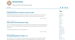Desktop Screenshot of byteplumbing.net